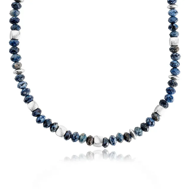 julie-julsen-loving-stones-kette-silber-mit-blauen-dumortierit-edelsteinen-50-5- image 1