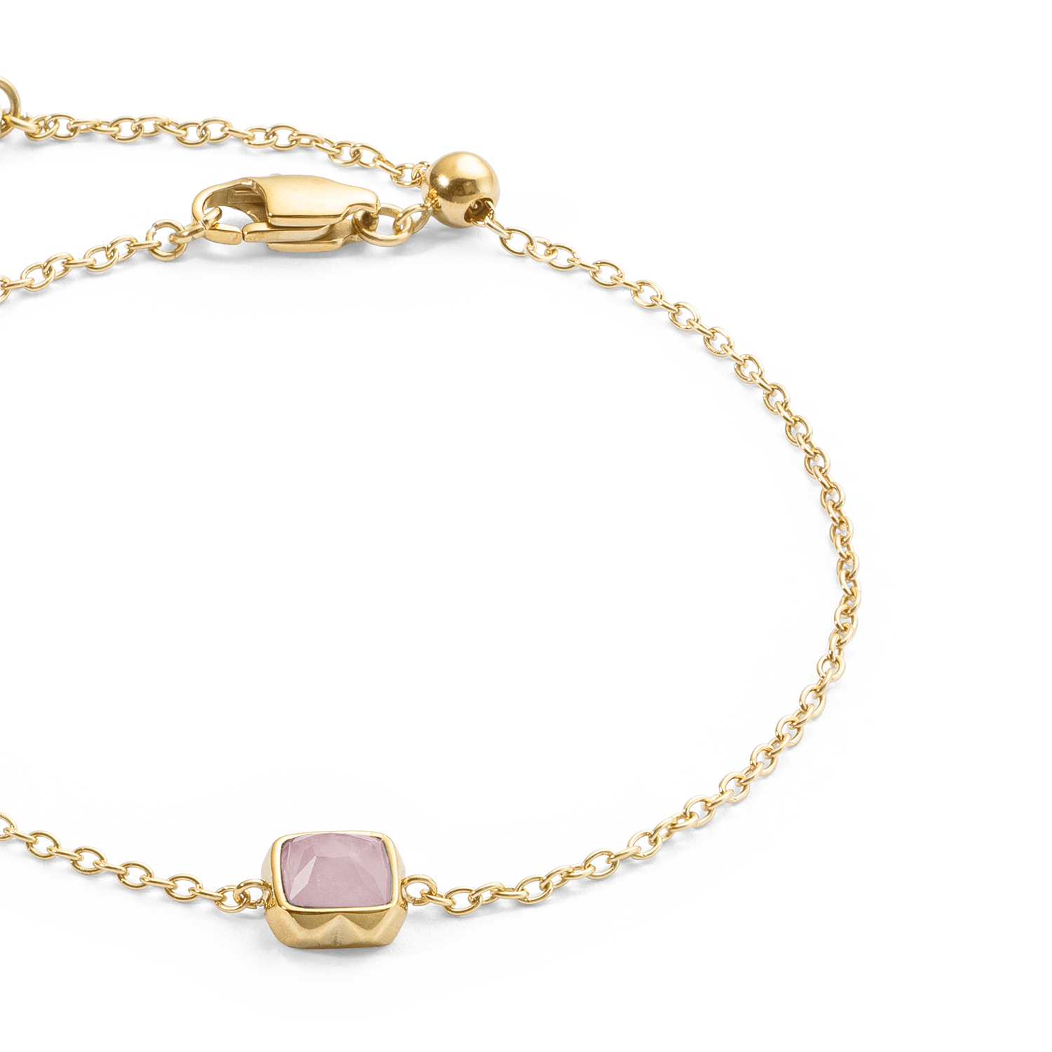 coeur-de-lion-birthstone-oktober-armband-rosenquarz-gold image 2