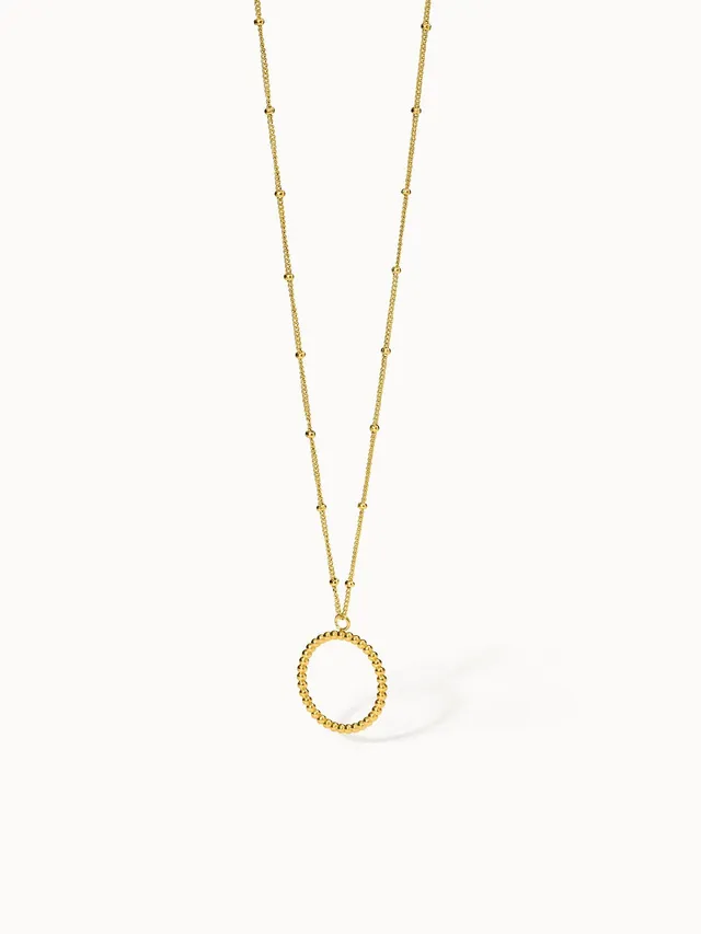 purelei-karma-kette-mit-kreis-anh-nger-50-55-cm image 1