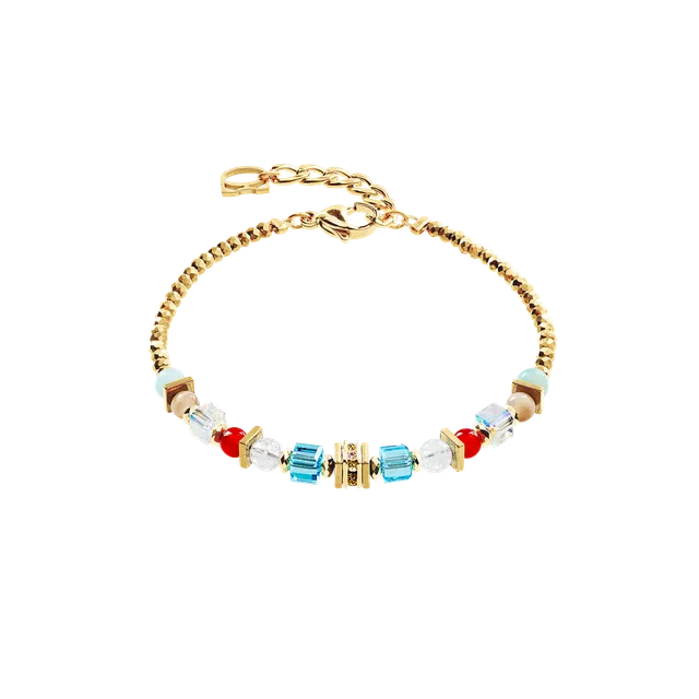 coeur-de-lion-shape-mix-nexus-armband-gold-multicolor image 1