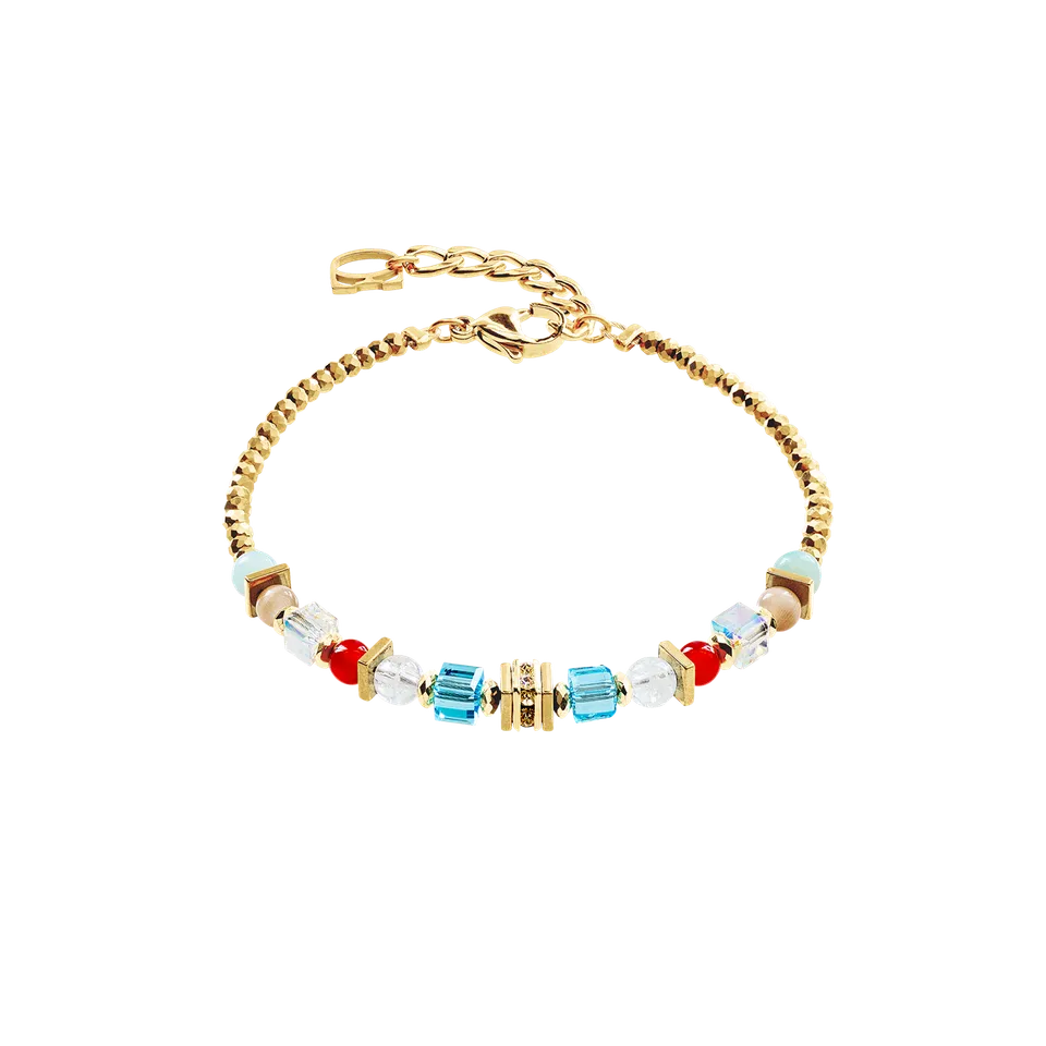 coeur-de-lion-shape-mix-nexus-armband-gold-multicolor image 1
