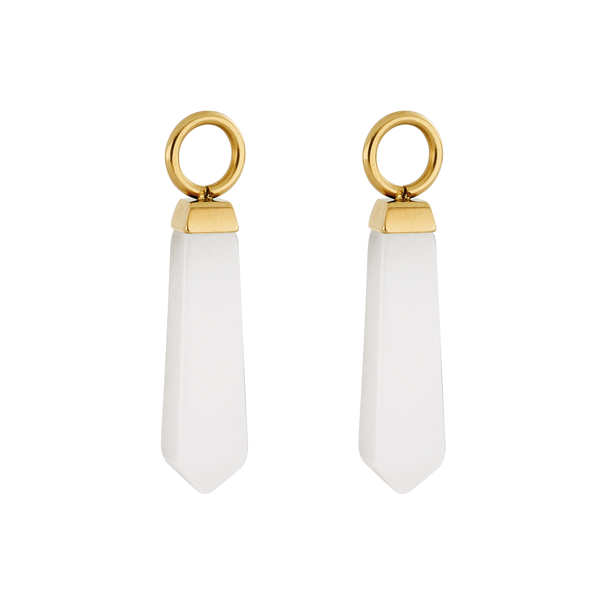 coeur-de-lion-ear-me-up-charm-obelisk-gold-wei-mit-wei-em-jade image 2