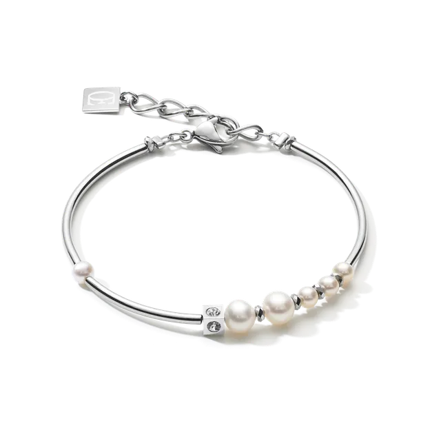 coeur-de-lion-armband-asymmetrie-s-wasserperlen-edelstahl-wei-silber image 1