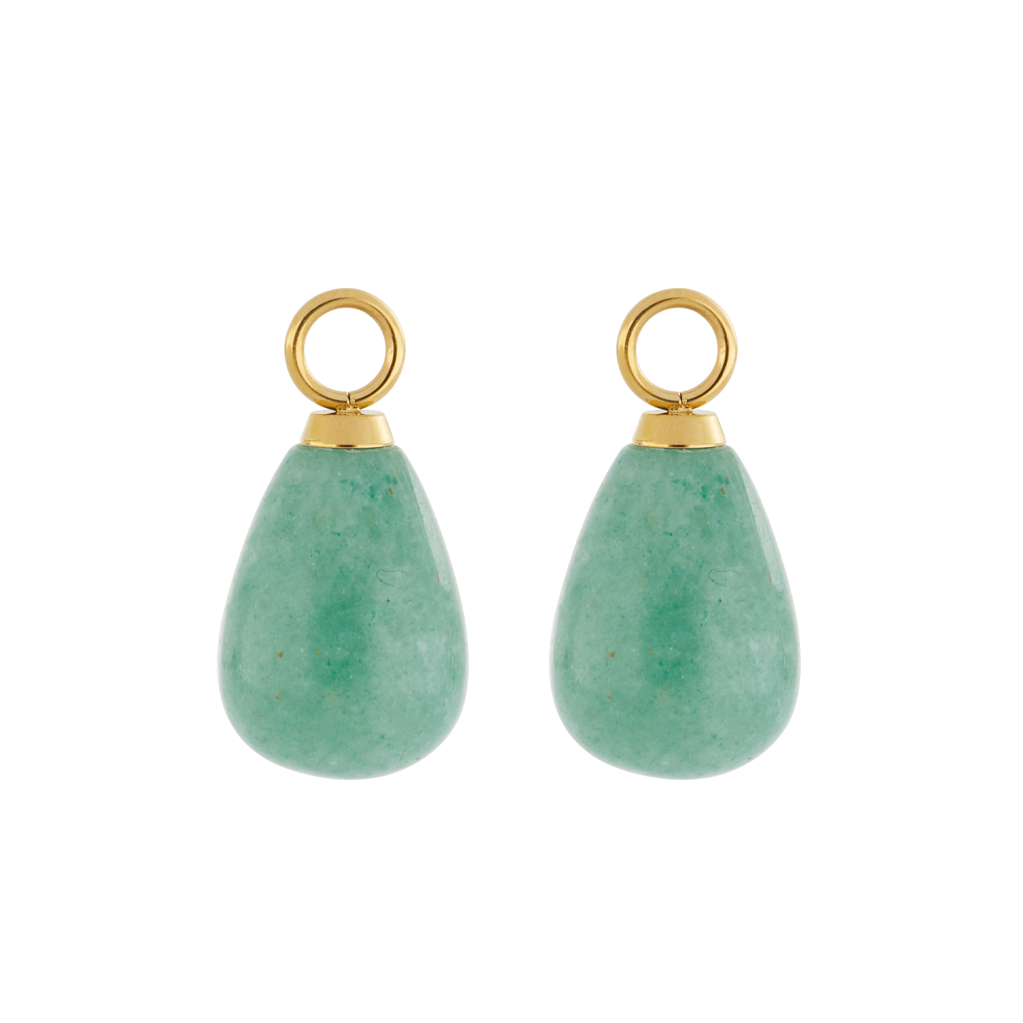 coeur-de-lion-ear-me-up-charm-tropfen-gold-gr-n-paar image 2