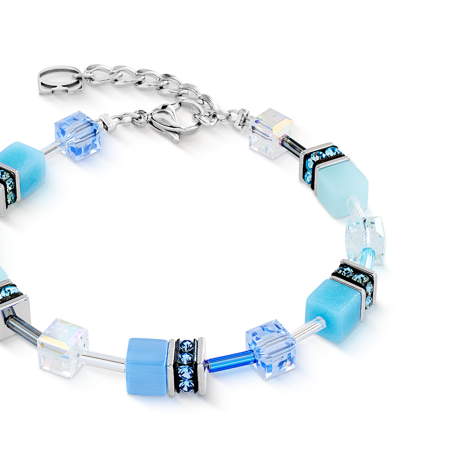 coeur-de-lion-geocube-iconic-armband-aqua-blau-18-5-cm image 2