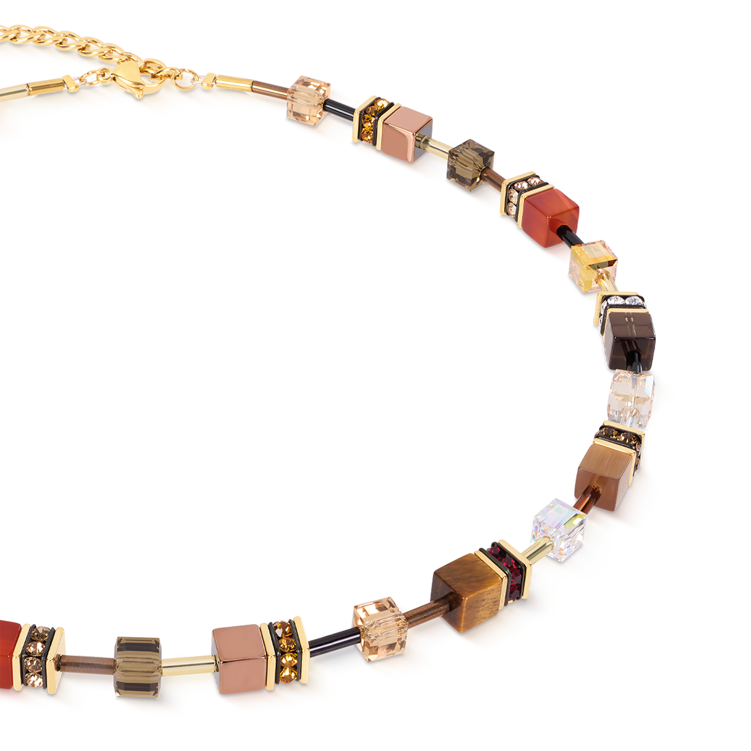 coeur-de-lion-geocube-iconic-precious-halskette-amber-glow image 2