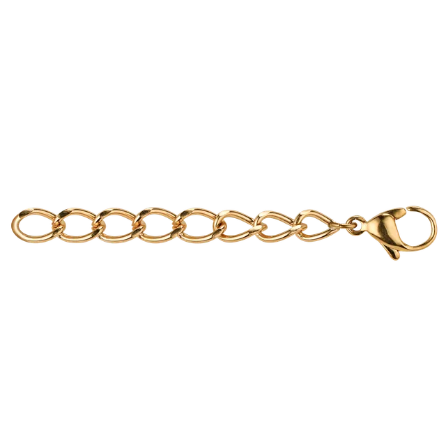 coeur-de-lion-verl-ngerungskettchen-mit-karabiner-edelstahl-gold-6-cm image 1