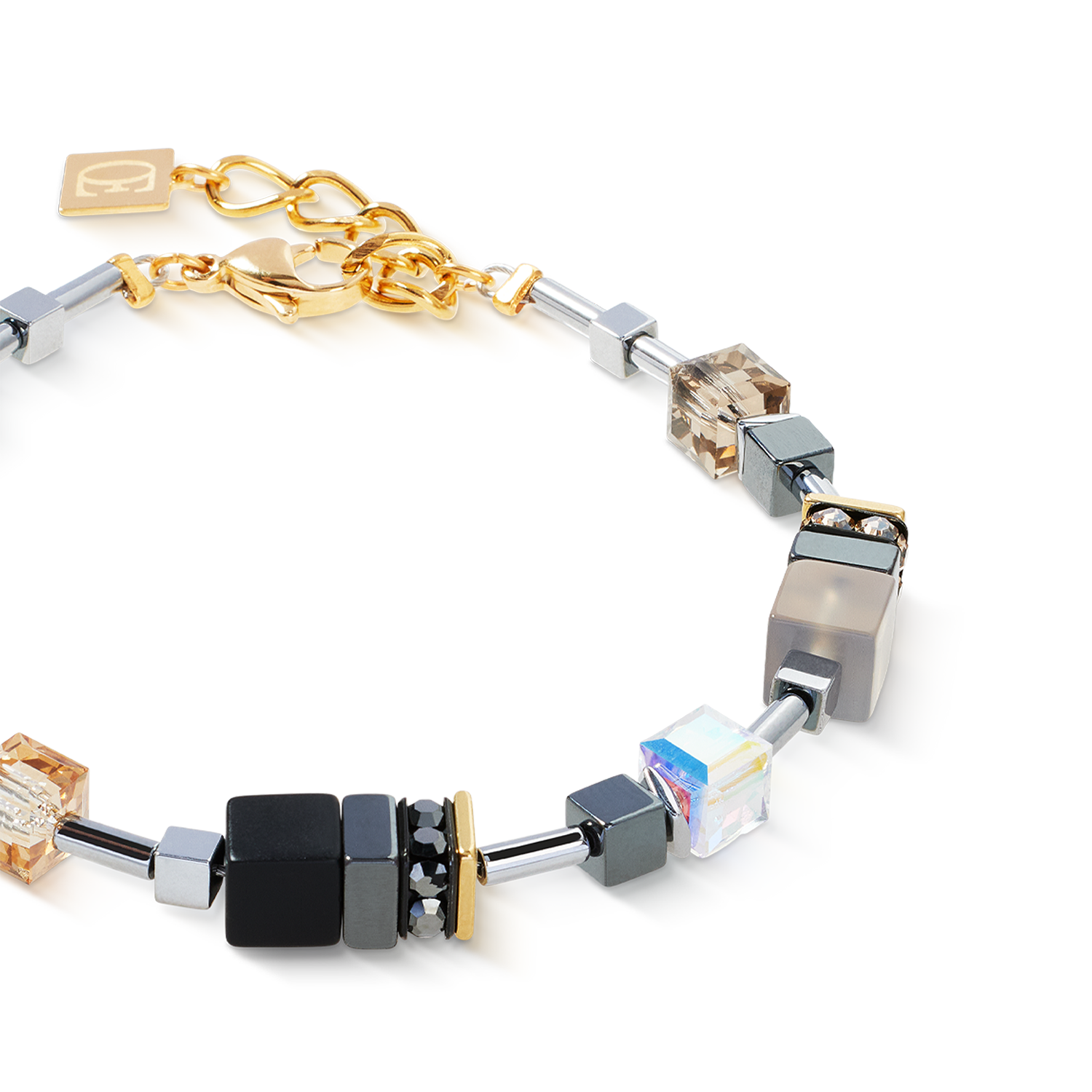 coeur-de-lion-geocube-precious-motion-armband-stone-whisper-gold image 2