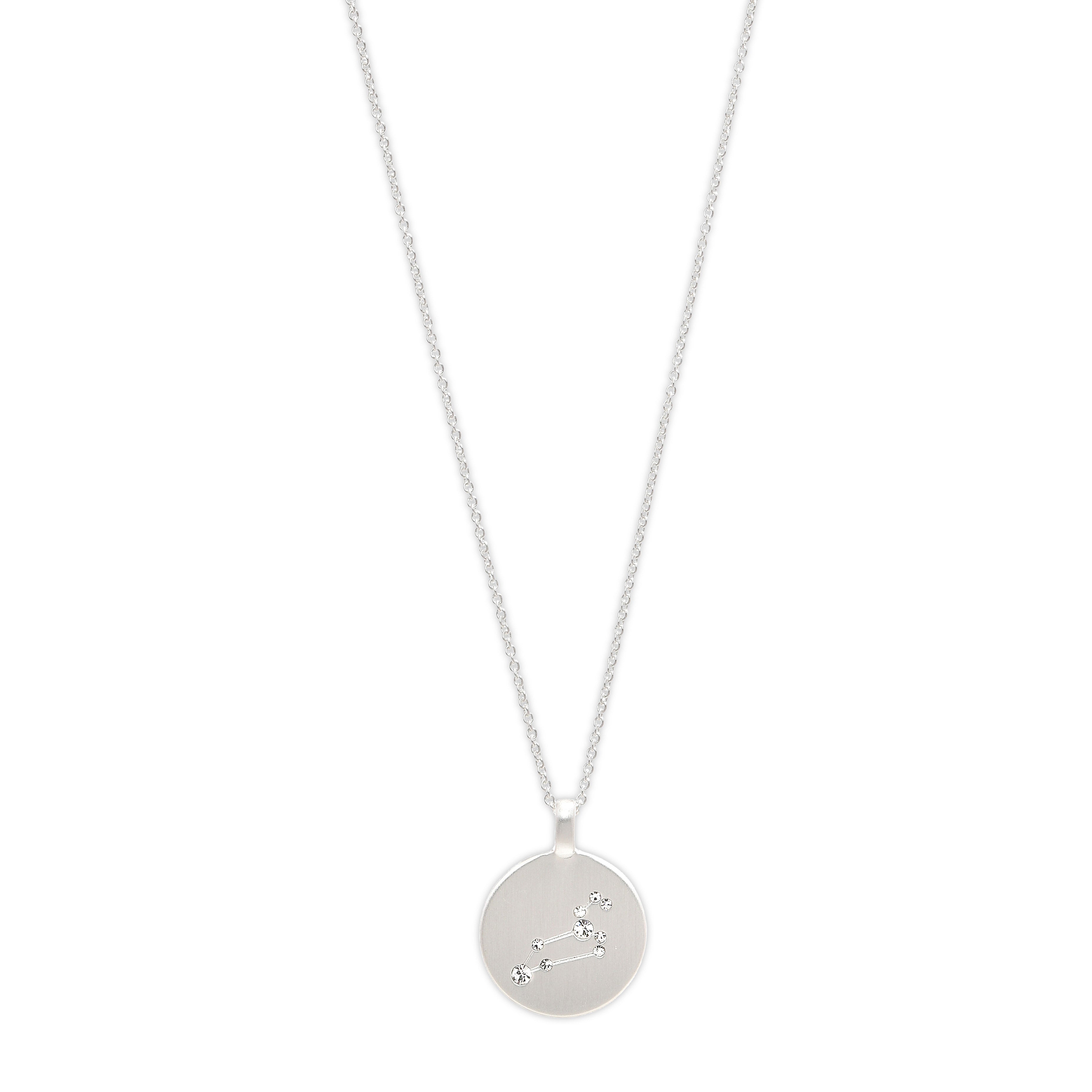 pilgrim-leo-sternzeichen-kette-versilbert-coin-anh-nger image 1