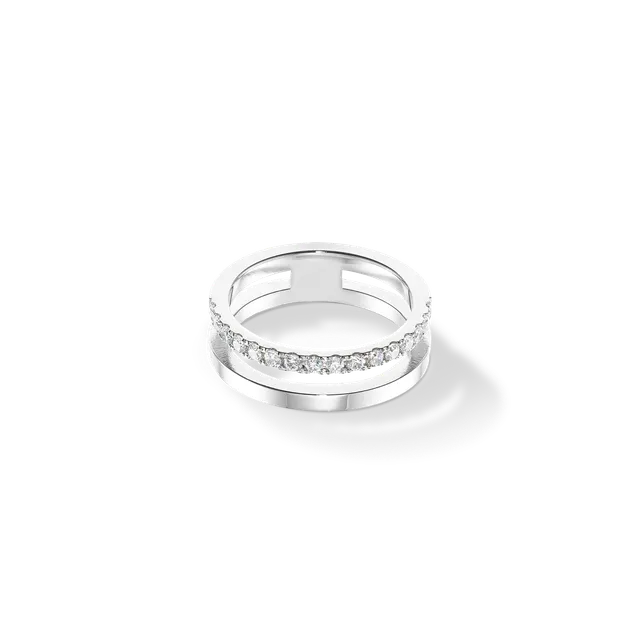coeur-de-lion-eternal-unity-ring-silber-kristall image 1