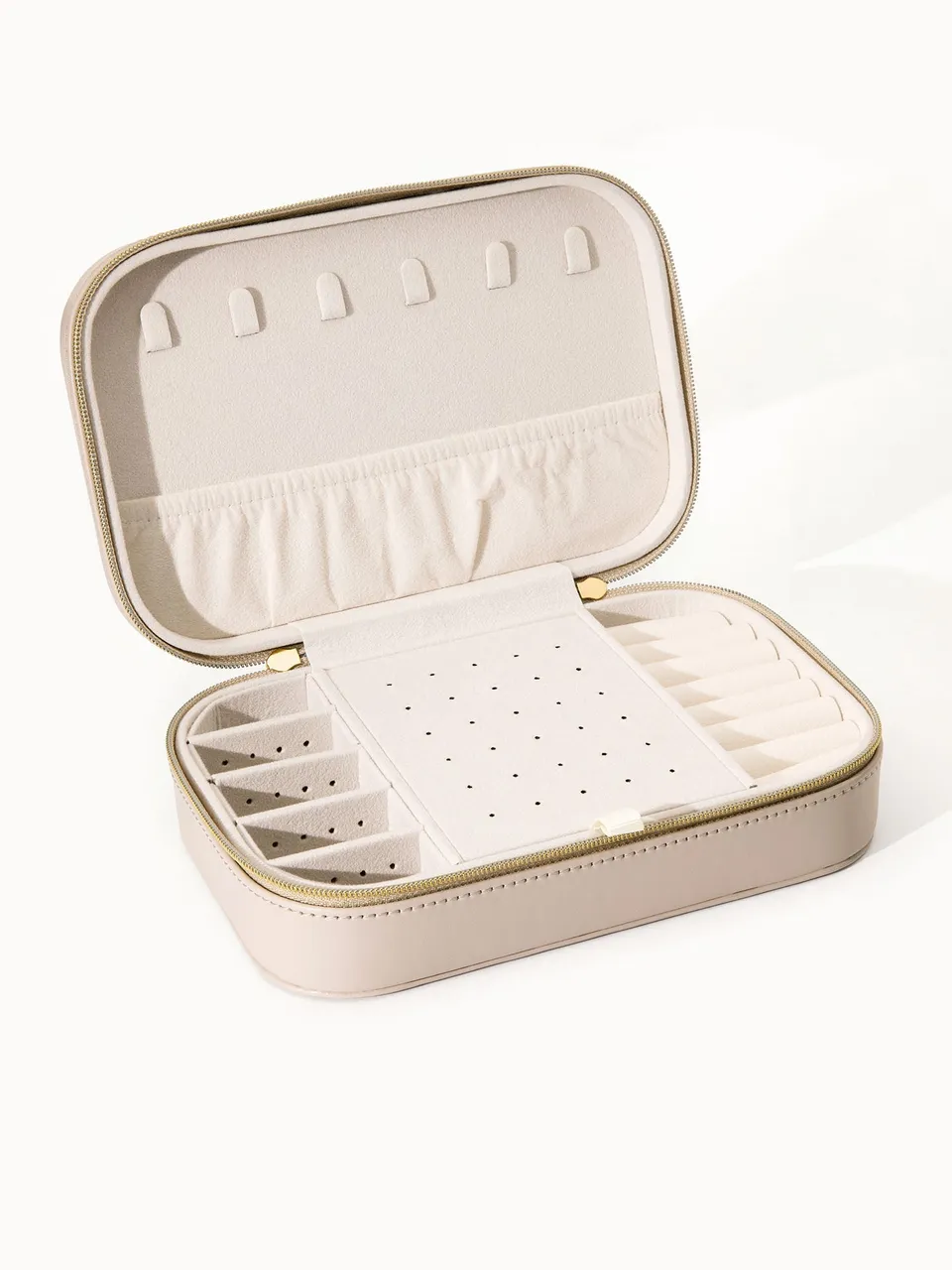 purelei-premium-schmuck-box-beige-kunstleder-18-cm image 1