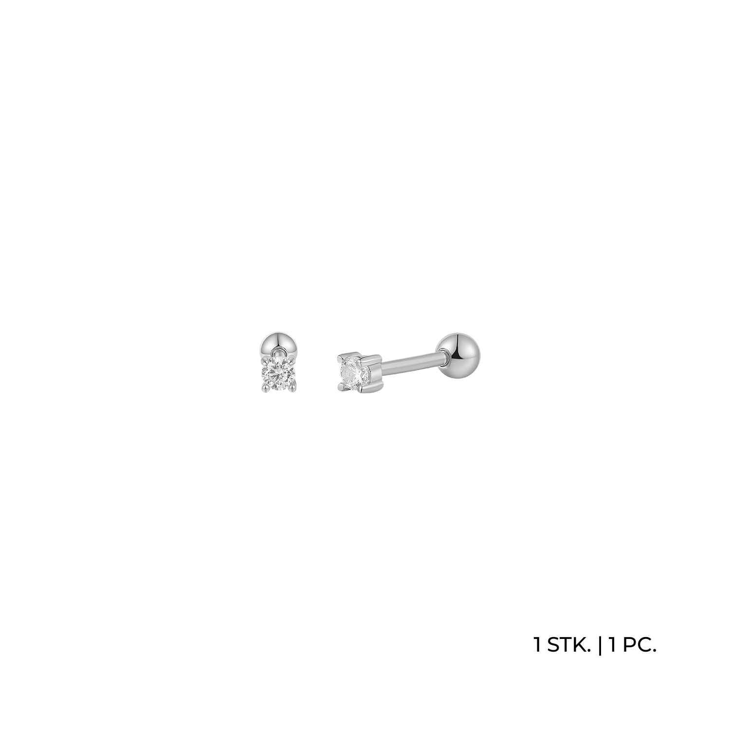 xenox-piercing-piercing-925-sterlingsilber-rhodiniert-mit-zirkonia-2 image 1