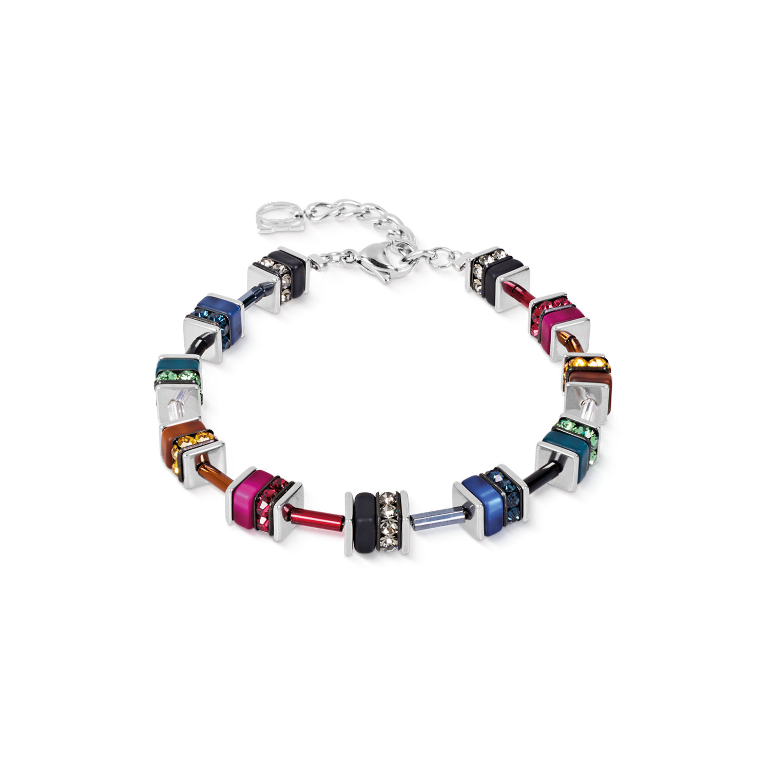 coeur-de-lion-geocube-armband-classic-polaris-strass-multicolor-winter image 1