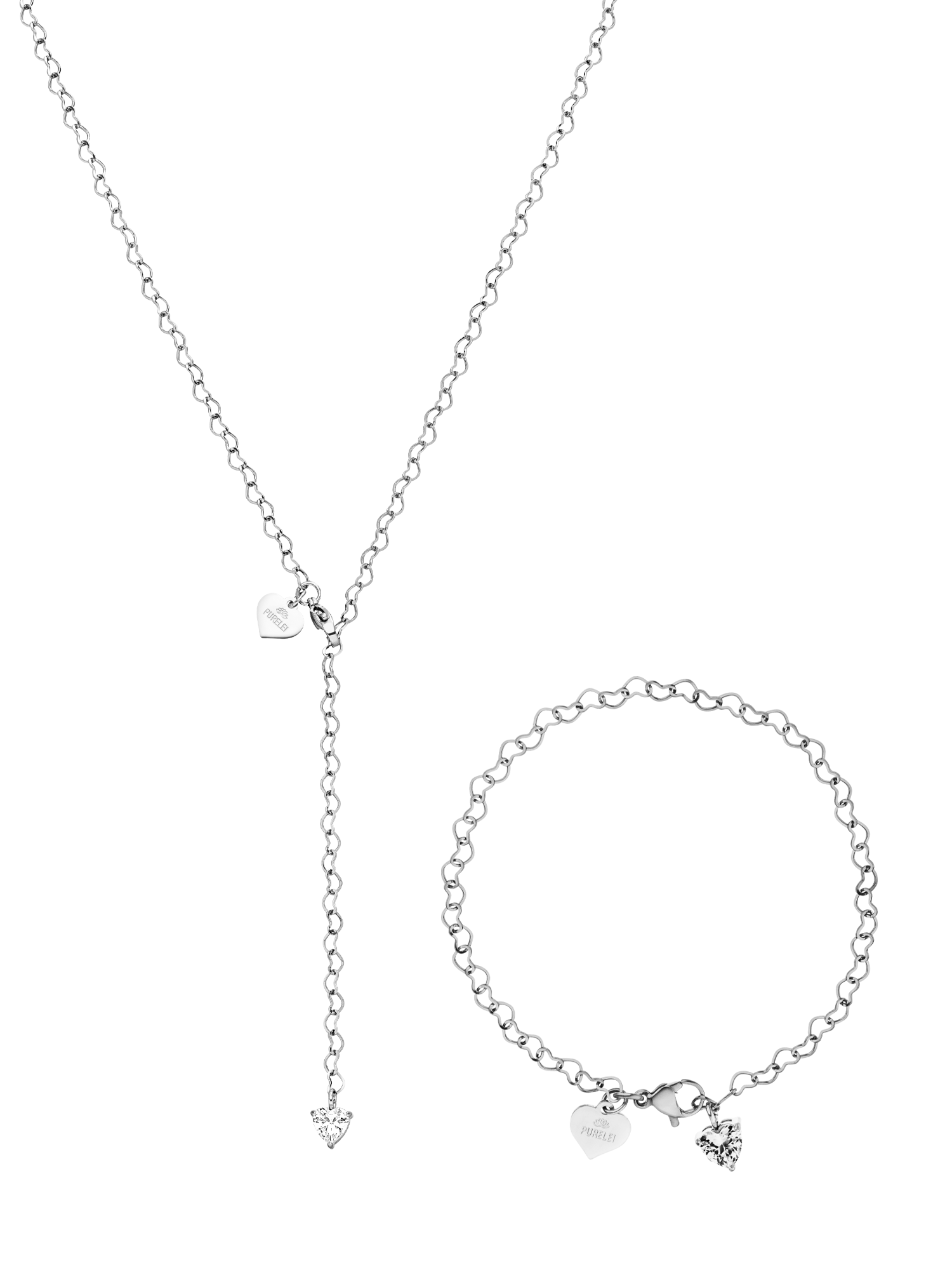 purelei-true-love-set-endless-love-kette-armband-herz-set-gold-ros-gold-silber image 5