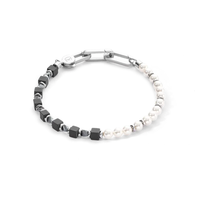 coeur-de-lion-armband-precious-fusion-pearls-schwarz image 1