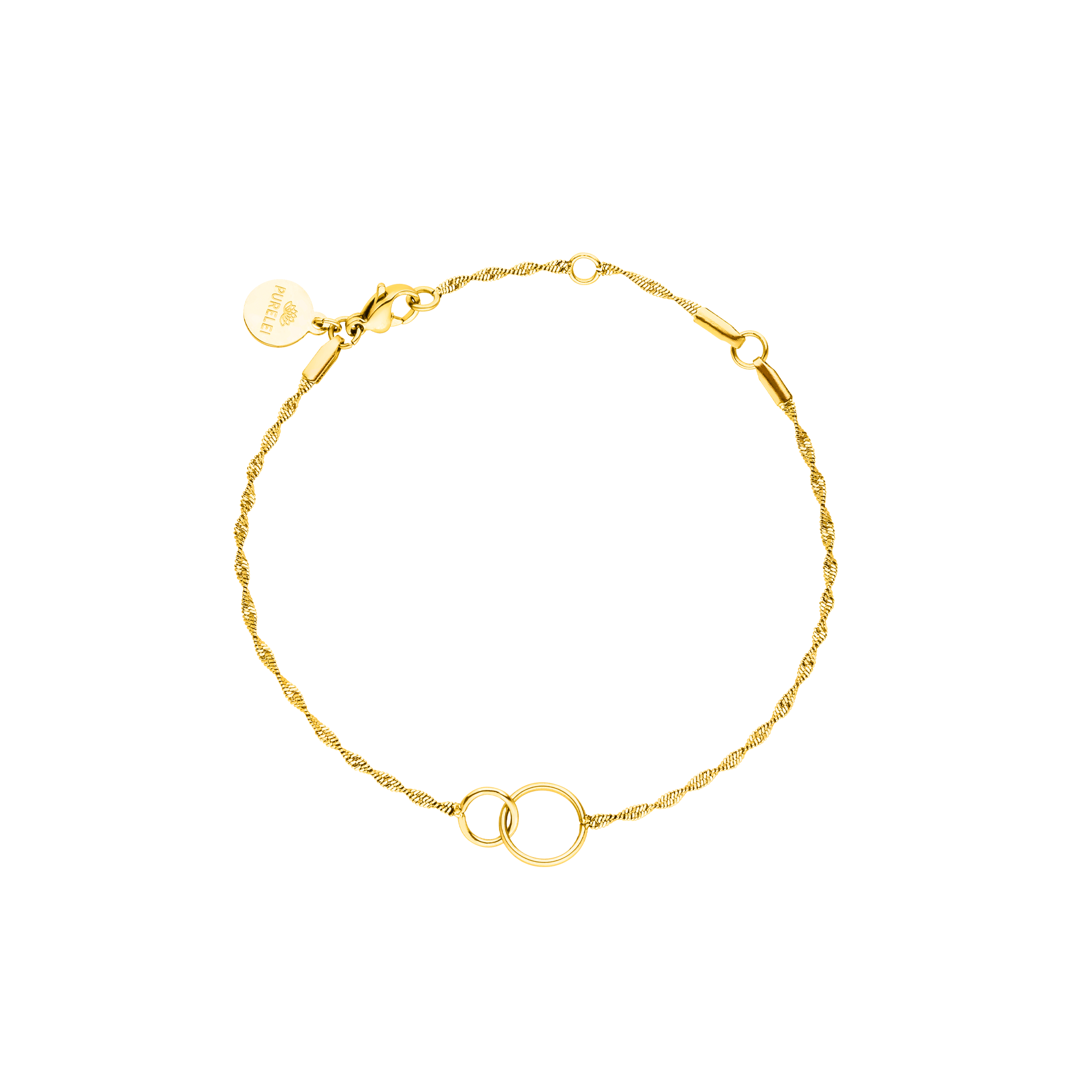 purelei-kekahi-armband-armband-mit-zwei-ringen-verstellbar-15-18-19-5-cm image 1