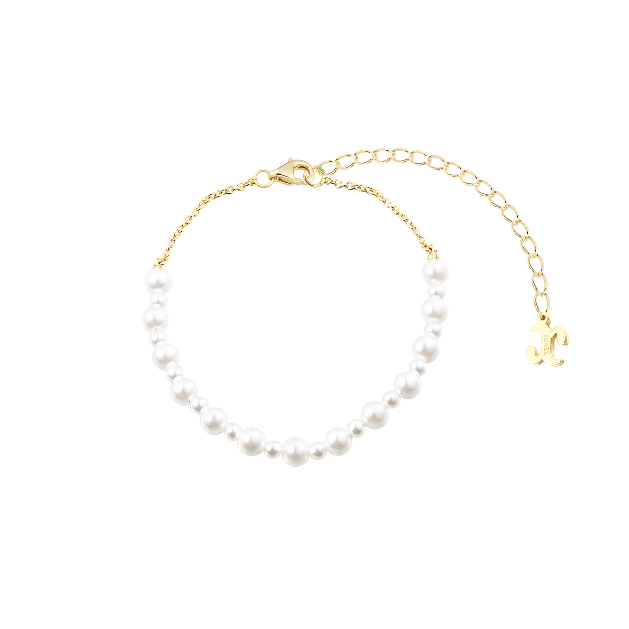 xenox-pearl-sea-armband-925-sterlingsilber-18k-vergoldet-mit-perlen image 1
