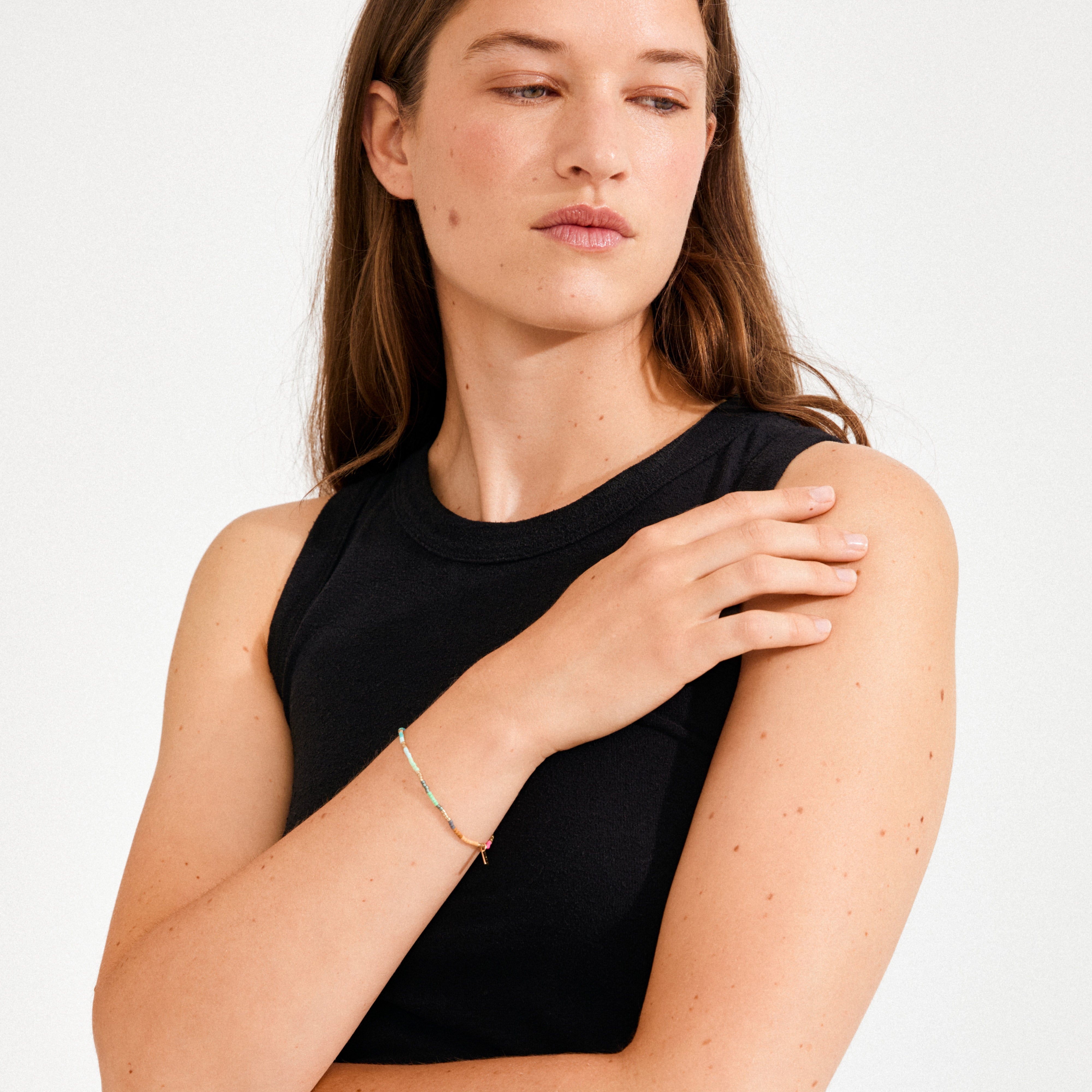 pilgrim-alison-armband-bunt-goldplattiert-stretch-17-cm image 2
