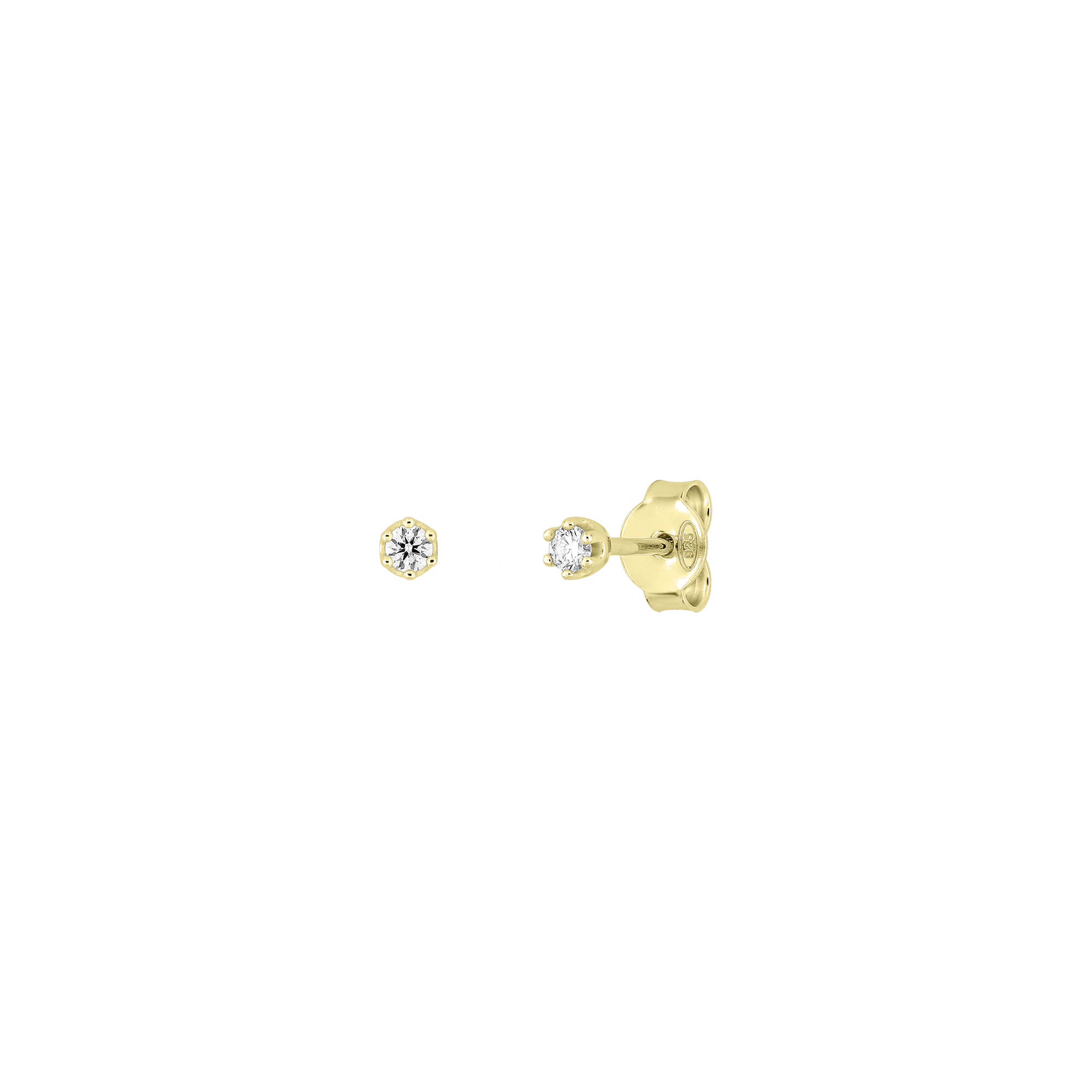xenox-krappe-classic-ohrringe-925-sterlingsilber-mit-lab-grown-diamonds image 1