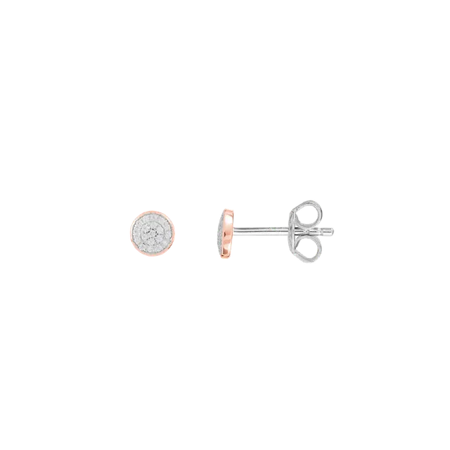 xenox-ear-candy-ohrringe-925-sterlingsilber-ros-vergoldet-mit-zirkonia-2 image 1