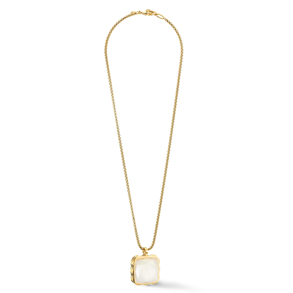 coeur-de-lion-halskette-amulett-spikes-square-jade-gold-wei image 1