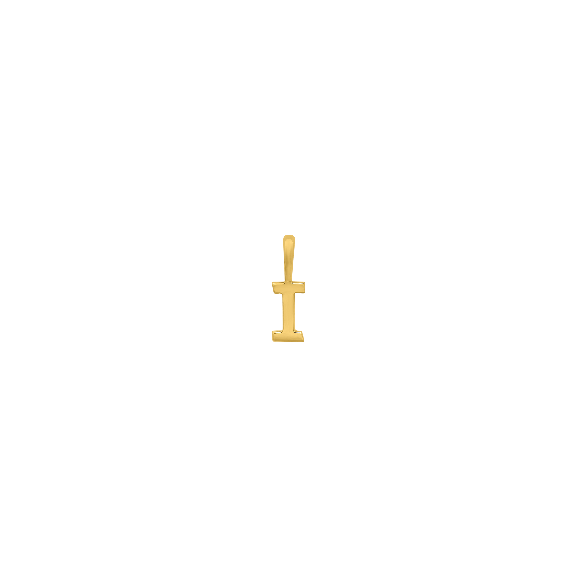 xenox-fine-i-letter-anh-nger-585-gelbgold-buchstabe-i image 1