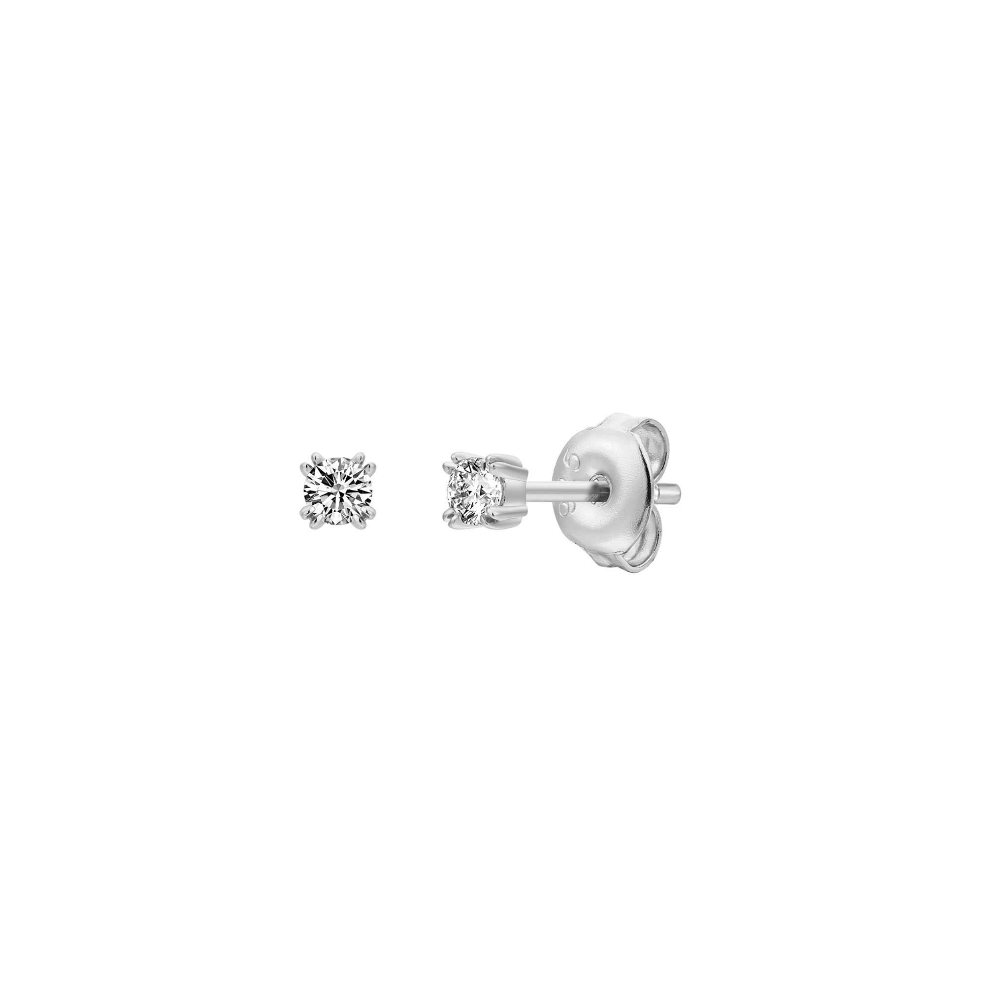xenox-pure-essentials-ohrringe-925-sterlingsilber-rhodiniert-mit-zirkonia-7 image 1