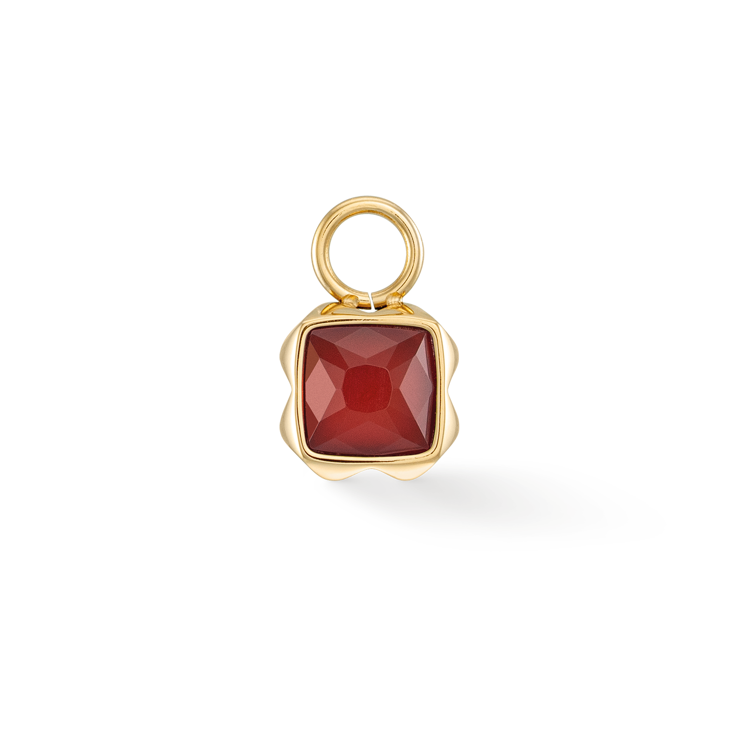 coeur-de-lion-birthstone-januar-charm-roter-achat-gold image 1