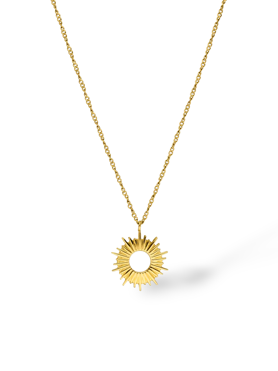 purelei-soleil-kette-halskette-mit-sonnen-anh-nger-in-gold-ros-gold-silber image 1