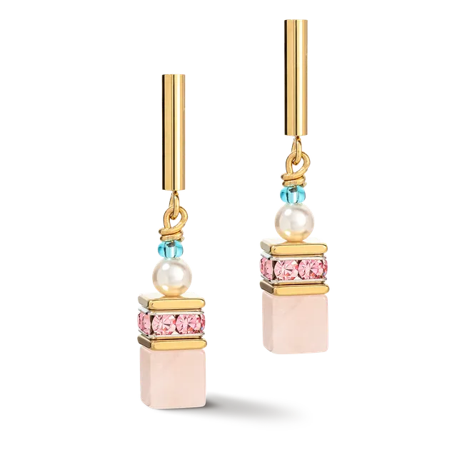 coeur-de-lion-geocube-precious-fusion-pearls-ohrringe-multicolor-pastell image 1