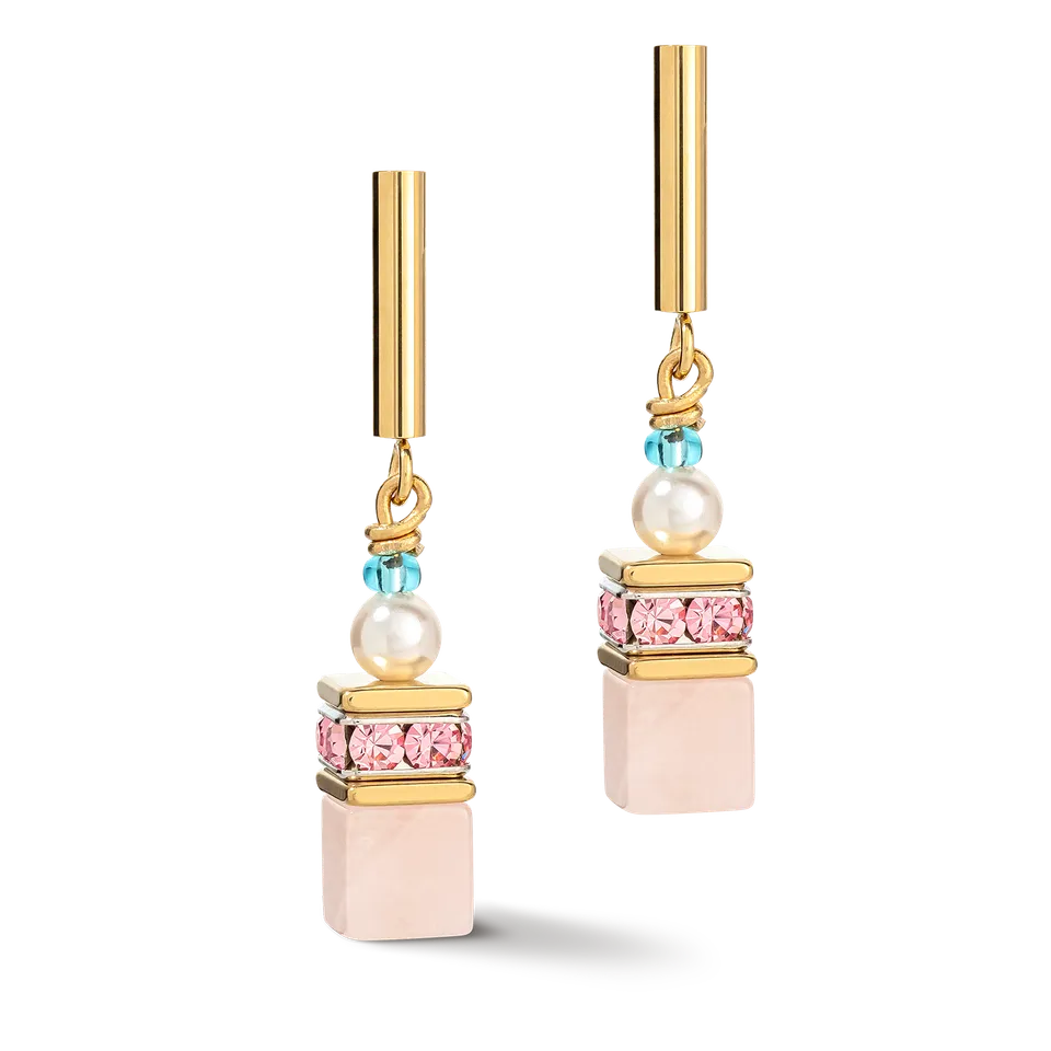 coeur-de-lion-geocube-precious-fusion-pearls-ohrringe-multicolor-pastell image 1