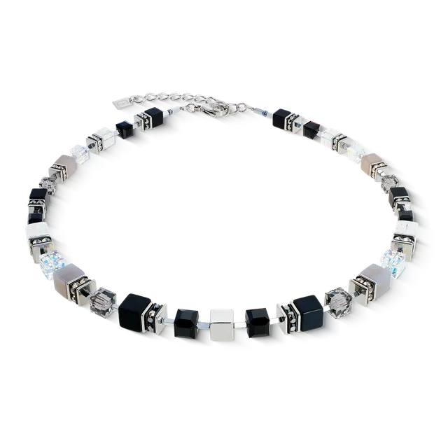 coeur-de-lion-geocube-precious-statement-halskette-crystal-shadow image 1