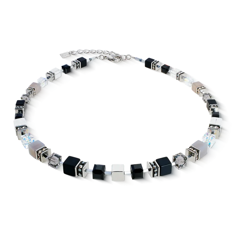 coeur-de-lion-geocube-precious-statement-halskette-crystal-shadow image 1