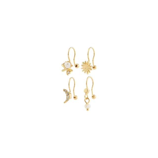 pilgrim-evon-ear-cuffs-4er-set-goldplattiert-ohne-piercing image 1