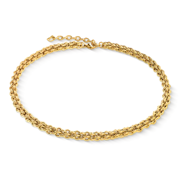 coeur-de-lion-halskette-mesh-chain-classic-gold image 1