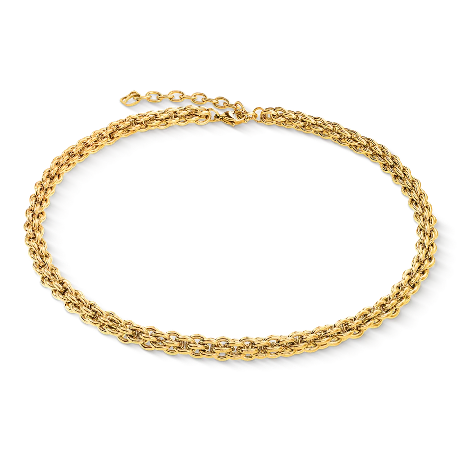 coeur-de-lion-halskette-mesh-chain-classic-gold image 1
