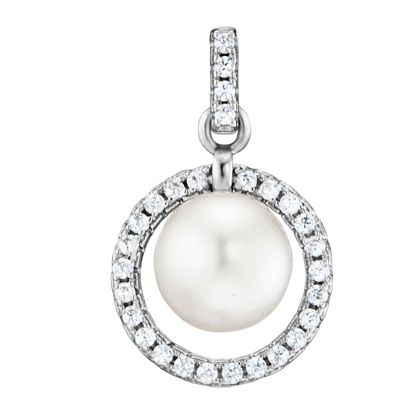 julie-julsen-ohrstecker-circle-pearl-silber-925-s-wasserperle-mit-58-wei-en-zirk image 3