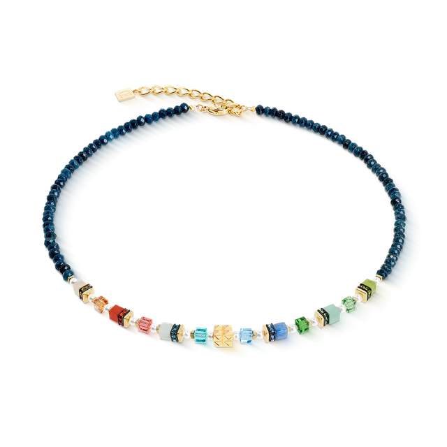 coeur-de-lion-sparkling-princess-spikes-halskette-gold-multicolor image 1