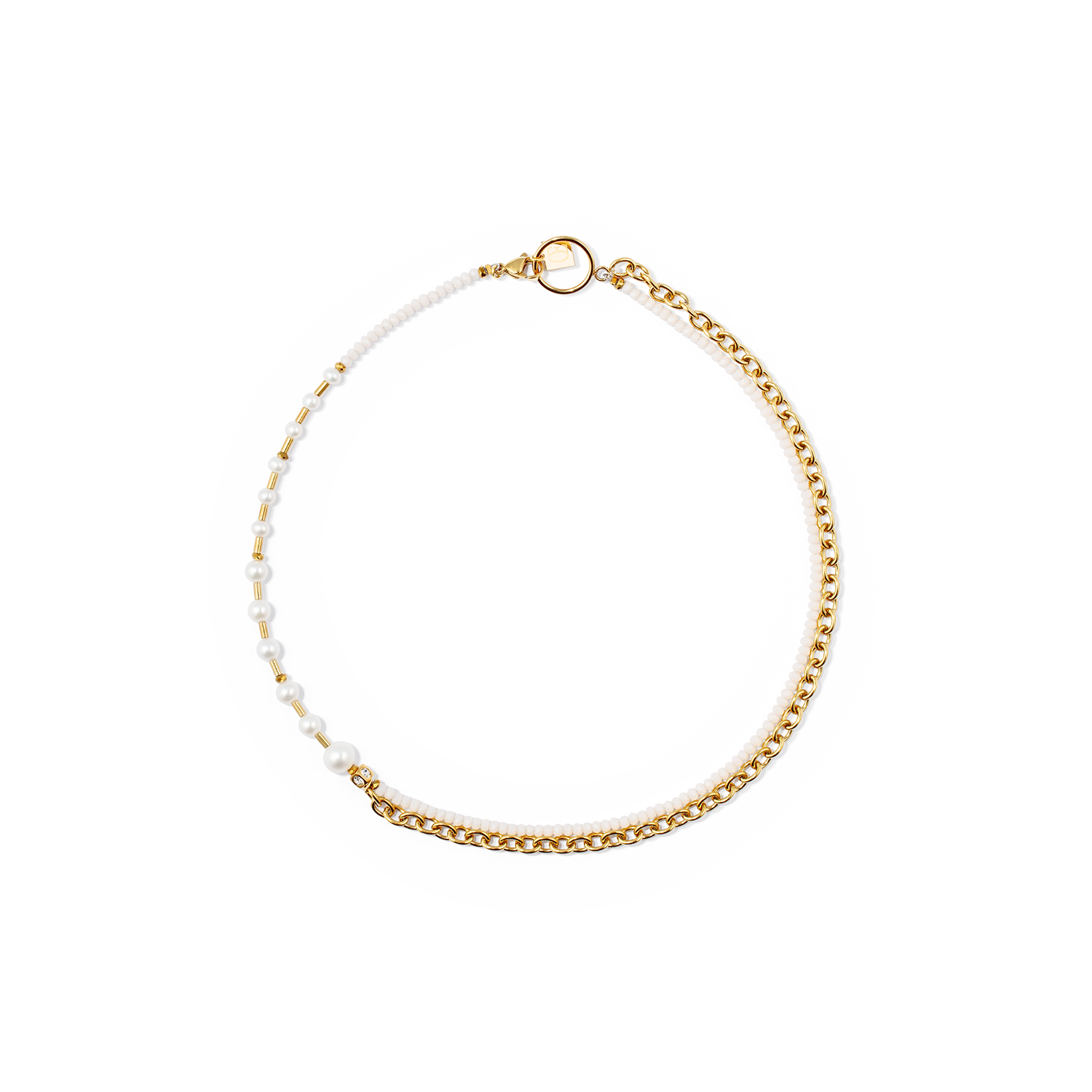 coeur-de-lion-halskette-chain-pearl-fever-wei-gold-s-wasserperle-edelstahl image 5
