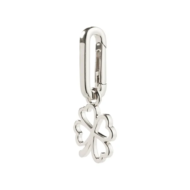 pilgrim-charm-kleeblatt-anh-nger-versilbert-vierbl-ttriges-kleeblatt image 1