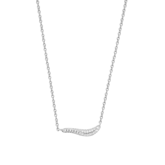 xenox-flow-halskette-xs92014-925-sterlingsilber-rhodiniert-mit-zirkonia image 1