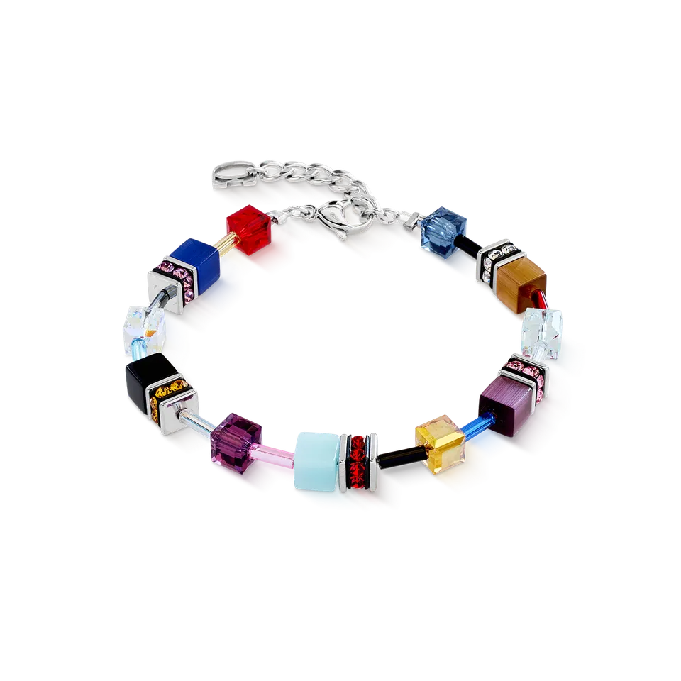 coeur-de-lion-geocube-iconic-armband-love-energy-silber-multicolor image 1