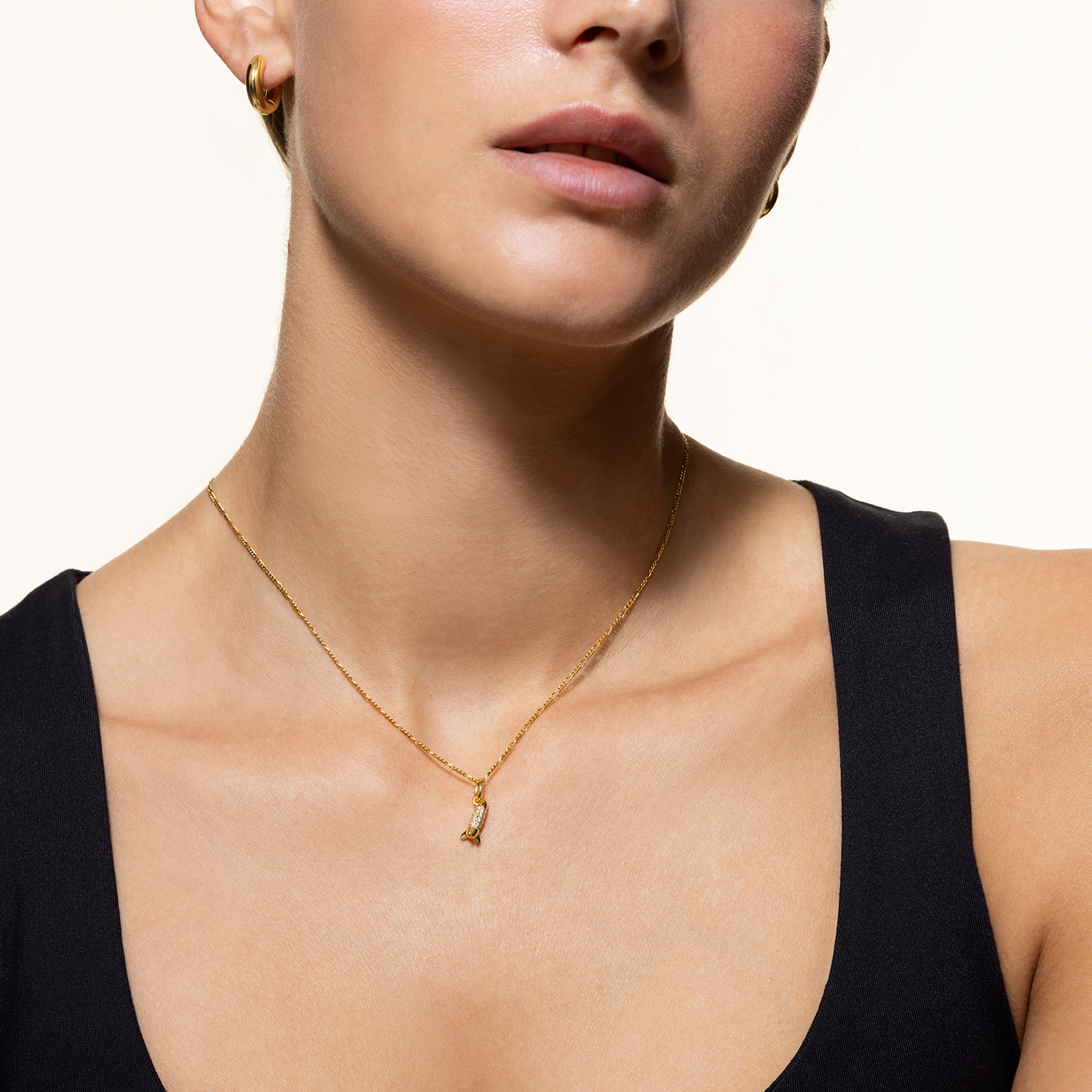 xenox-rakete-charm-925-sterlingsilber-18k-vergoldung-mit-zirkonia image 3