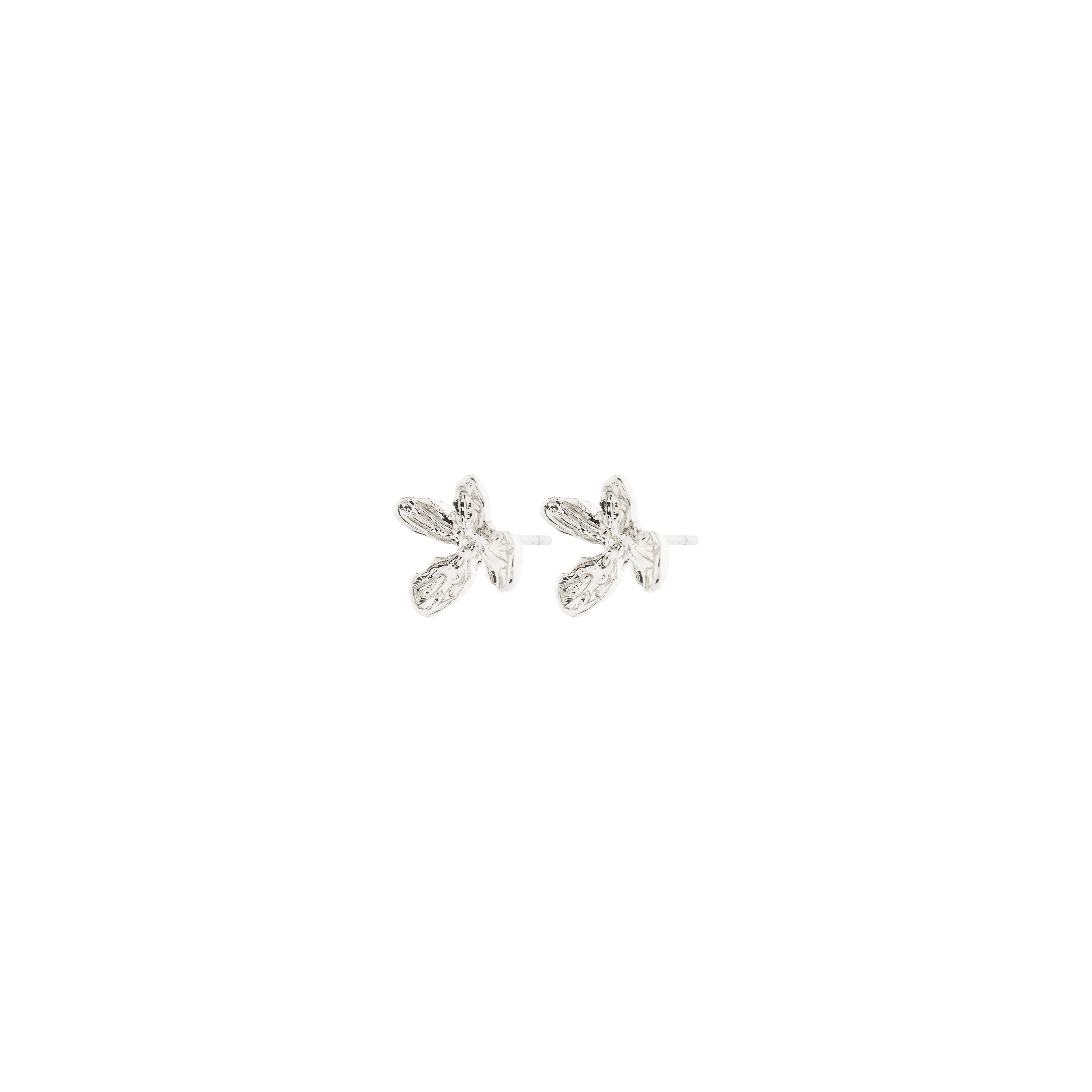 pilgrim-aglaia-ohrstecker-floral-versilbert image 1
