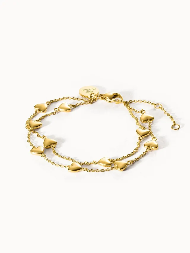 purelei-alohi-heart-armband-zweireihig-herzarmband image 1