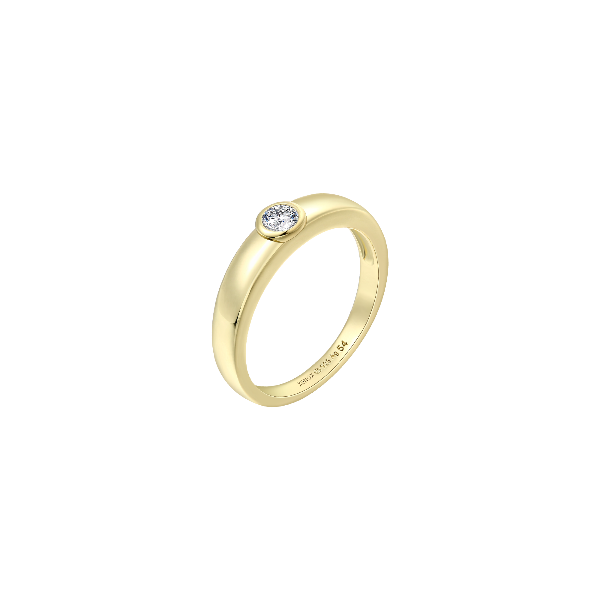 xenox-linked-ring-925-sterlingsilber-rhodiniert-xs91886-52 image 2