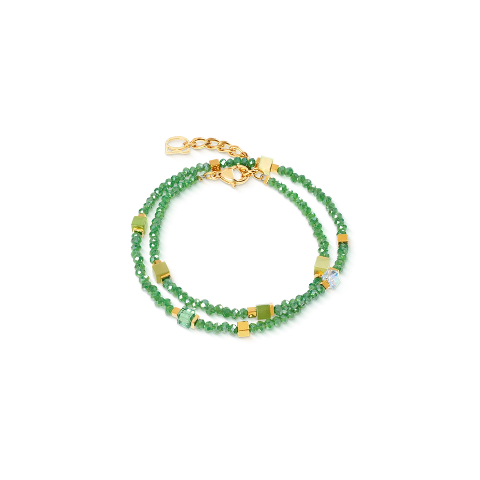 coeur-de-lion-joyful-colours-flex-armband-gold-gr-n image 1