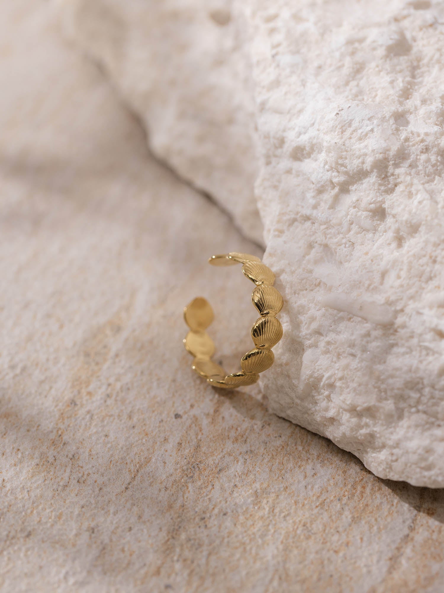 purelei-anniversary-ring-10-years-verstellbarer-muschel-ring-50-60 image 3