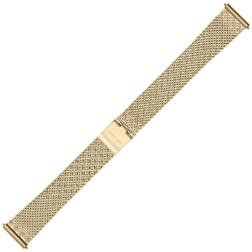 julie-julsen-diamond-uhrband-edelstahl-mesh-gold-14-mm-mit-pin-system image 1