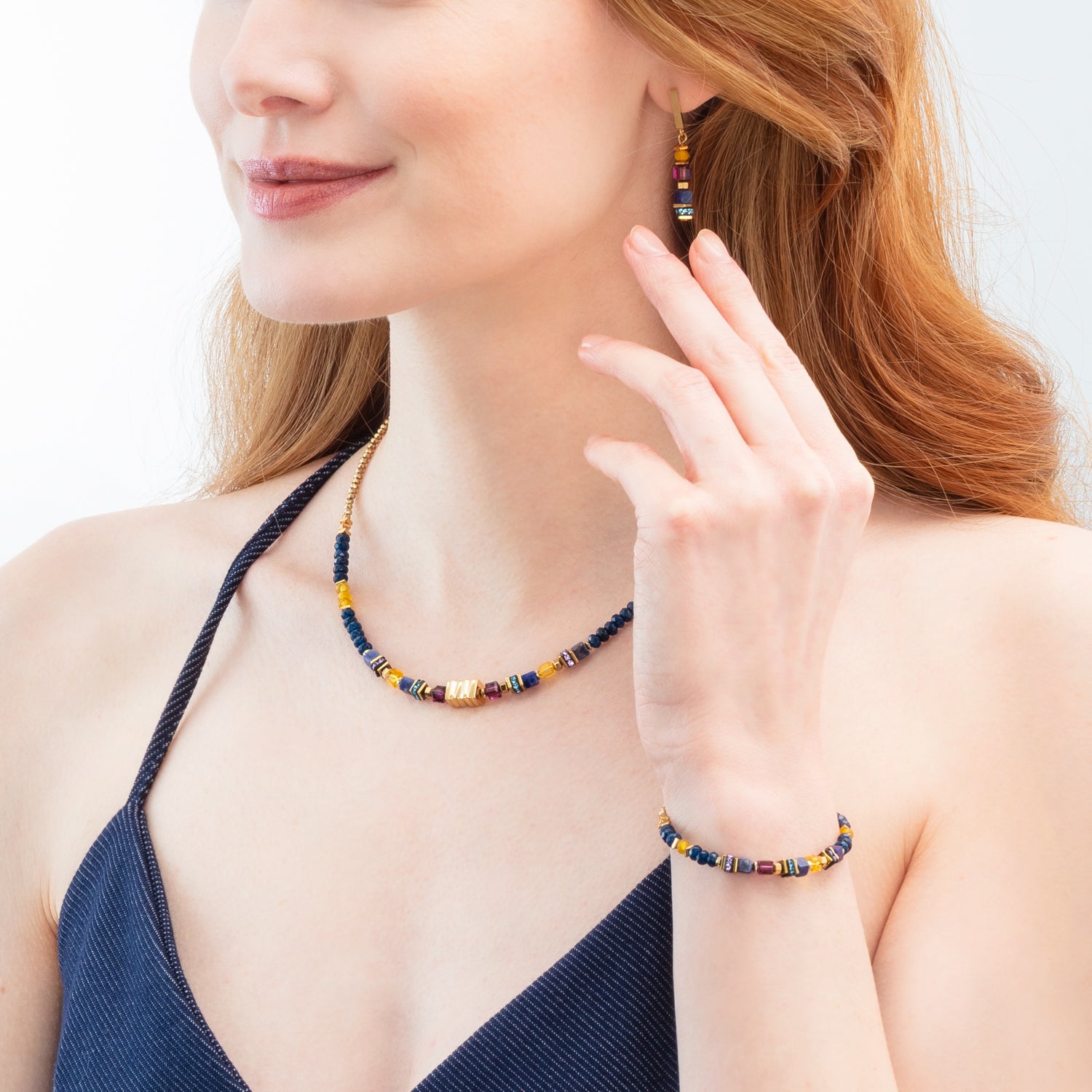 coeur-de-lion-halskette-wave-precious-flow-gold-energy-multicolor image 4